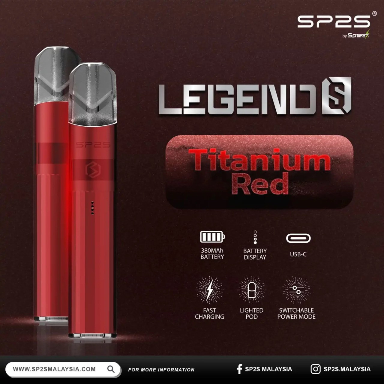 <p><em><strong>SP2S 鈦色主機<br />
一代通用/兩段式功率</strong></em></p>
