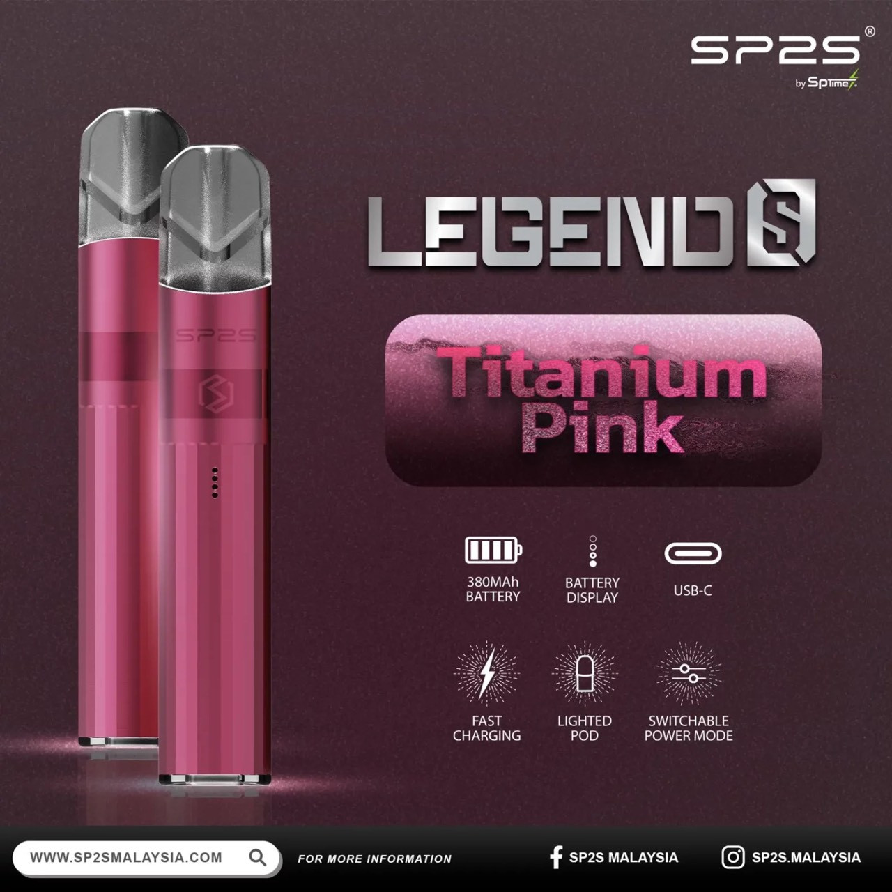 <p><em><strong>SP2S 鈦色主機<br />
一代通用/兩段式功率</strong></em></p>
