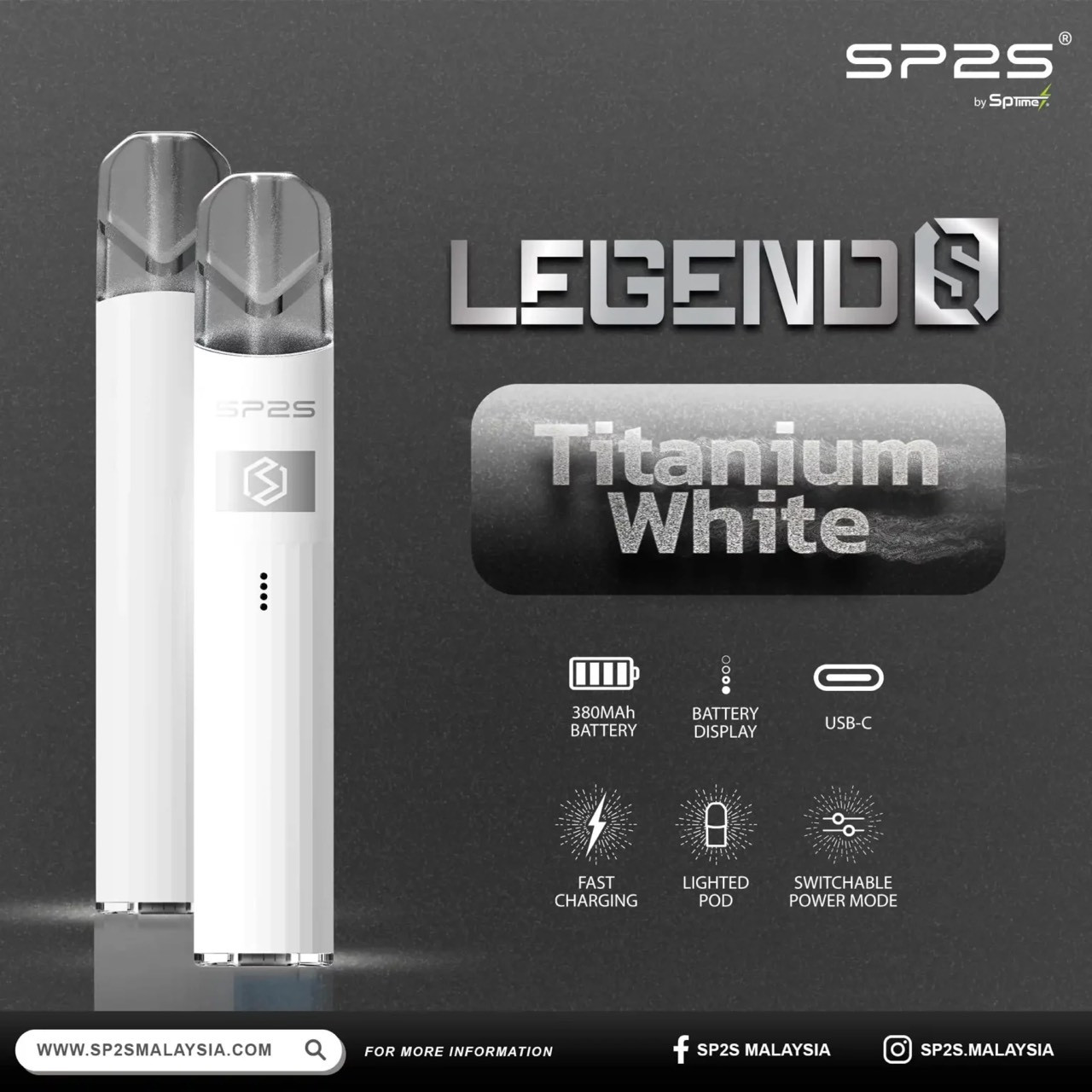 <p><em><strong>SP2S 鈦色主機<br />
一代通用/兩段式功率</strong></em></p>